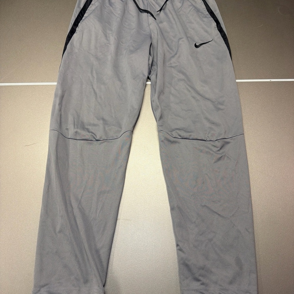 Nike Pants Mens‎ XXL Gray Sweatpants Lightweight Dri Fit Epic Knit Training
